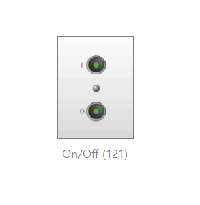 Philips DCMD121 MultiDim 2 Button On-Off Module