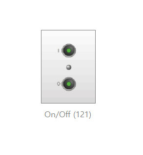 Philips DCMD121 MultiDim 2 Button On-Off Module