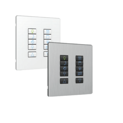 Mode eDin+iCON Back Lit Laser Etched Button Control Plate