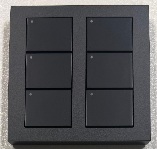 Casambi D1 6-Button Remote Switch Black